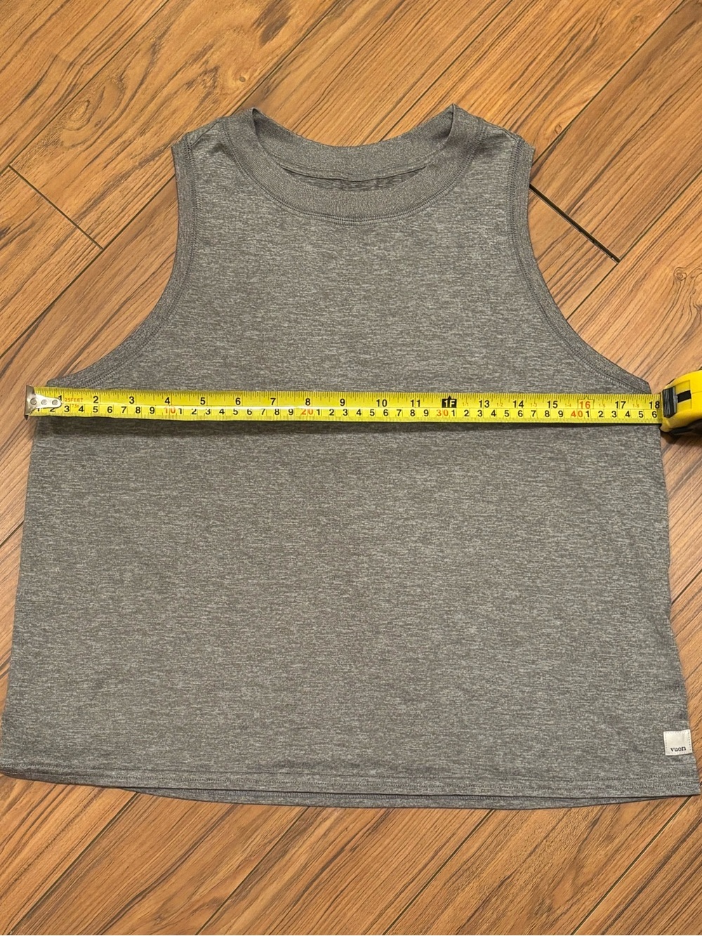 Vuori Grey Sleeveless Tank Top - Picture 4 of 6